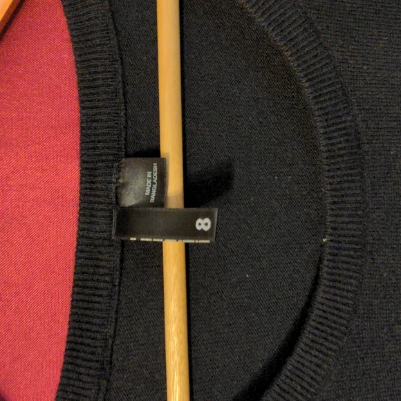 H&M Divided black sweater dress size 8 - Picture 3 of 7